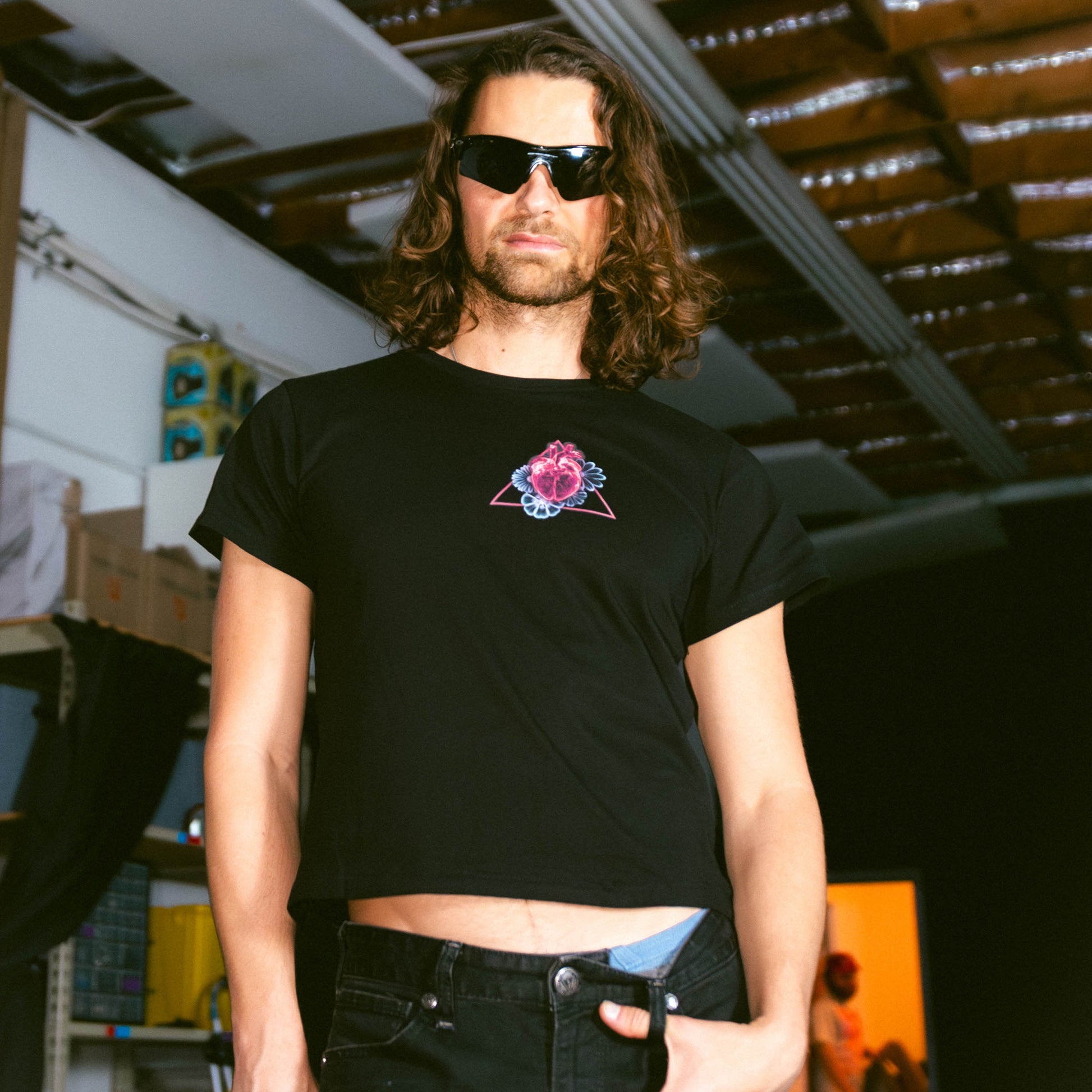 X-Ray High-Wasted T-Shirt